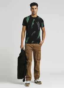 เสื้อยืดผู้ชายไซส์ US 180 กรัม ผ้าฝ้าย 100% ทรงปกติ ไซส์ใหญ่ พิมพ์ลายตามสั่ง คอกลม แขนสั้น เป็นมิตรกับสิ่งแวดล้อม เสื้อยืดเปล่า - Product Image 5