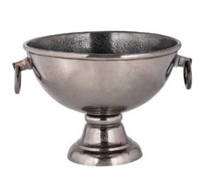 Bol en métal avec base en métal, design unique, forme ronde, bol de service de fruits secs pour la maison, l'hôtel et le restaurant. - Product Image 4