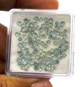 Lote de piedras preciosas sueltas de corte redondo de Alejandrita natural de 2,25 MM, piedras preciosas facetadas de Alejandrita de alta calidad - Product Image 3