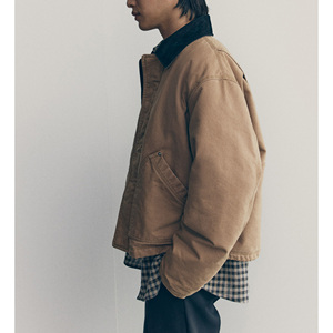 Fashion Non Hooded Man Jackets Casual <b>Canvas</b> Coat Outdoor Menswear Comfortable And Stylish - Product Image 4