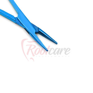 High Quality Crile Needle <b>Holder</b> Blue Titanium Coated Fine <b>Control</b> Smooth Handling Surgical Forceps - Product Image 6