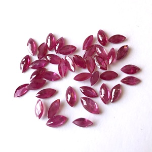3x6mm Marquise Cut Rubis Naturel Traité à la Chaleur Mozambique Pierre Lâche Fabrication de Bijoux Prix de Gros IGI Vivaaz Gemmes Calibrées - Product Image 2