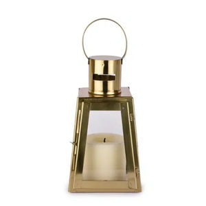 Vela dorada de hierro, linterna de diseño de lujo para boda, hogar, decoración, Hotel, restaurante, oficina, alta calidad, hecha en la india, 2023 - Product Image 1