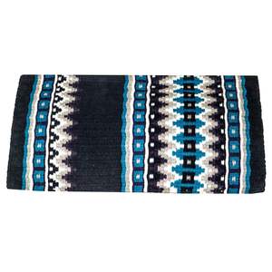 Manta de Silla de Montar Clásica de Lana Tejida a Mano en Colores Personalizados, Almohadilla Duradera para Montar a Caballo, Polialgodón, para Exposiciones Ecuestres Occidentales, EquiElite Exports - Product Image 1