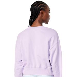 Sweat-shirts courts en coton mélangé grande taille respirants et chauds avec impression de logo personnalisé pull multicolore haut court pour l'automne et l'hiver - Product Image 2