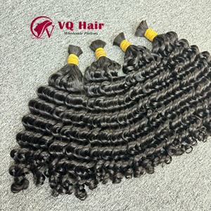 Cheveux vietnamiens crus de vague profonde vierge en vrac tressant des prolongements de cheveux humains - Product Image 1