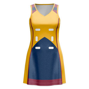 Uniforme de porristas vestido Netball personalizado de la mejor calidad con el último diseño más opciones de talla grande - Product Image 4