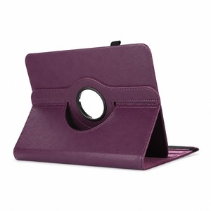 Étui universel pour tablette, support rotatif à 360 degrés, étui folio en cuir avec bandes élastiques - Product Image 1