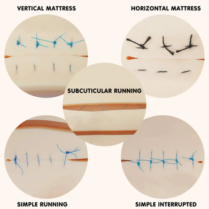 Almohadilla de Entrenamiento de Sutura Quirúrgica Manual de Alta Calidad, Material de Silicona, Certificación CE, 1 Año de Garantía, Piel de Práctica para Cirugía - Product Image 5