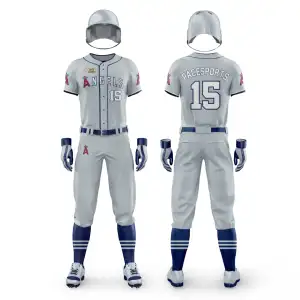 Uniforme de béisbol ligero para adultos, uniforme de buena calidad, reflectante y cómodo