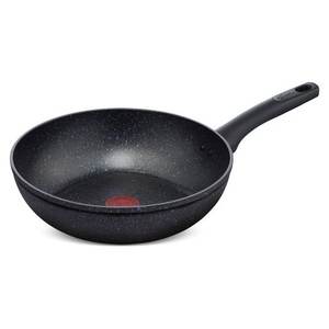 Wok Antiadherente Lagostina PERFORMA Negro 010253041828 con 1 Asa, 28cm, Utensilios de Cocina de Aluminio - Product Image 1
