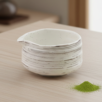 Bol à matcha en céramique et porcelaine durable et réutilisable de qualité supérieure 3461002 300 ml