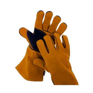 2025 cómodos guantes de soldadura de cuero compatibles con pantalla táctil guantes de Palma de pistola para elegantes guantes de cuero ecológicos - Product Image 3