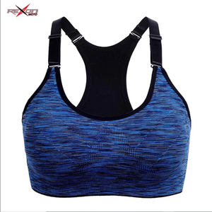 Combinaison de yoga sans manches Vêtements de sport Soutien-gorge et vêtements de gym Ensemble avec leggings de style côtelé Soutien-gorge de sport Haut court et ensemble de yoga sans couture - Product Image 2