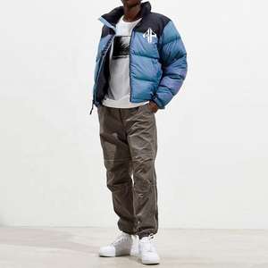 เสื้อแจ็กเก็ตขนเป็ดของผู้ชายเสื้อแจ็คเก็ตขนเป็ดสำหรับฤดูหนาวโลโก้ตามสั่ง - Product Image 1