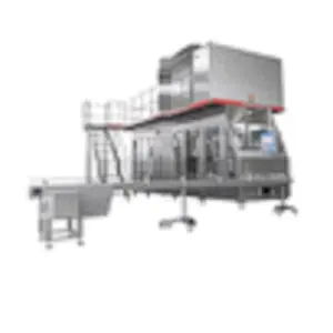 Automaticty aseptic beverage milk and juice water gable top box carton filling packaging machine