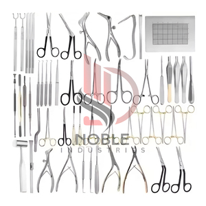 Ensemble d'instruments manuels en acier pour rhinoplastie, 65 pièces, chirurgie plastique, orthopédie, kit neurochirurgical de 7 pouces - Product Image 5