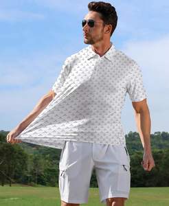 เสื้อโปโลสำหรับผู้ชายแห้งเร็วเสื้อโปโลแขนสั้นพิมพ์ลายลำลองระบายอากาศจากปากีสถานสำหรับฤดูร้อน - Product Image 4