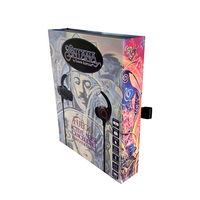 Caja de regalo de embalaje de papel ecológico con forma de libro de estilo Vintage personalizado, carpetas rígidas magnéticas, inserto para fines decorativos, pedido impreso