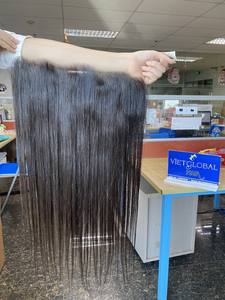 5% vente sur les extensions de cheveux cambodgiens vierges noirs haute définition Frontal Bonestraigh de couleur naturelle pour les femmes noires Vietnam - Product Image 2