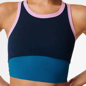 Nuevo sujetador deportivo ligero, transpirable y de secado rápido para mujer, con espalda de malla acolchada y elasticidad en cuatro direcciones, ideal para correr. - Product Image 3