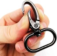 Mousquetons pivotants en métal pour sacs, porte-monnaie, boucles à déclenchement, clips, porte-clés, accessoires de quincaillerie pour colliers de chien, vente en gros