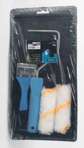 Set di colori con vassoio, pennello, rullo e ricarica da 10 cm (Mader 68406) - Product Image 2