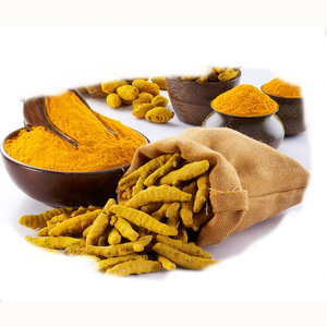 Doigts de curcuma séchés bruts de qualité supérieure, sélectionnés à la main, couleur jaune vif, pour applications culinaires et herbales, prix de gros - Product Image 1