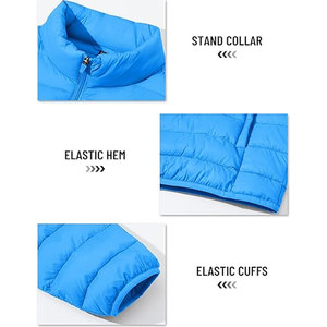 Chaqueta Acolchada para Hombre OEM, Chaqueta Ligera con Aislamiento Térmico, 4 Bolsillos Prácticos, Resistente al Agua, Cortavientos, Lista para Viajar - Product Image 5