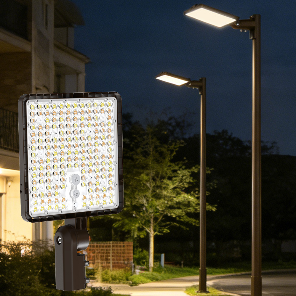 Factory Direct High Quality Parking Lot Light Fixture 300W LED Area Light CCT Selected Adjustable LED Street Light