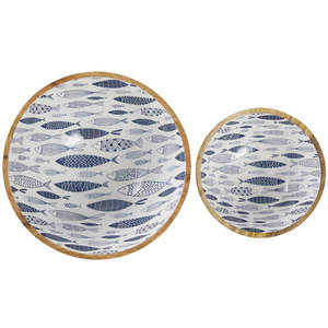 Juego de cuencos decorativos de madera verde hechos a mano, decoración del hogar de madera maciza, acento para exhibición de mesa - Product Image 3