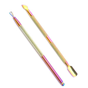 Empujador de Cutículas de Acero Inoxidable Multicolor, Removedor de Cutículas, Empujador de Uñas, Venta Caliente, Herramienta Profesional de Manicura, Instrumentos INNOVAMED - Product Image 1