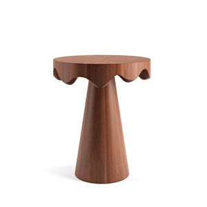 Mesa de Centro de Madera Maciza de Diseño Clásico, Mesa de Centro de Madera Hecha a Mano con Aspecto de Grano Natural - Product Image 1