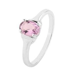 แหวนพลอยแอมะทิสต์ธรรมชาติสำหรับผู้หญิงจาก Shah Gems ทำจากเงินแท้ 925 ประดับโอปอลและโกเมน ตัดเจียระไนอย่างประณีต เหมาะสำหรับสวมใส่ทุกวัน - Product Image 1