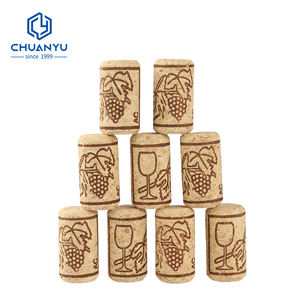 จุกไม้โอ๊คจุกไวน์ทำจากไม้ธรรมชาติจุกไม้ก๊อกไวน์แดงจุกไม้ก๊อกสำหรับวอดก้าเตกีล่าวิสกี้ - Product Image 4