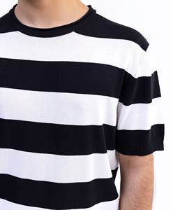 Colección de verano para camiseta de hombre, ropa de moda sólida con cuello redondo de dos colores, ropa deportiva de manga corta, ropa de diario - Product Image 3