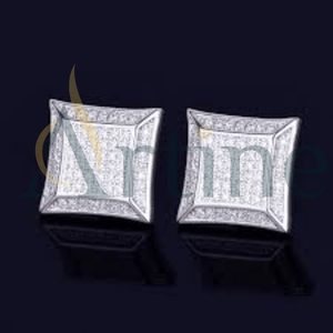 Women's Trendy 925 <b>Sterling</b> <b>Silver</b> <b>Hoop</b> <b>Earrings</b> Gold Plated Heart Design for Wedding and Party Gift - Product Image 1