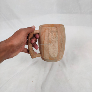 Koi Factory Direct Handmade <b>Vintage</b> Wood Grain Big Belly Tea <b>Mug</b> Custom Logo Eco-Friendly Lightweight Handle Party Wedding Gift - Product Image 1