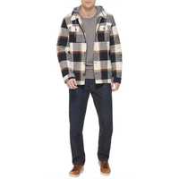Camisa de Manga Corta para Hombre, Nuevo Diseño, Ligera, de Alta Calidad, Poliéster/Algodón, Transpirable, de Secado Rápido, con Forro Sherpa y Cremallera