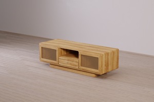 Meuble TV au design moderne en bois de teck massif de haute qualité pour le salon, meubles de maison pour l'appartement - Product Image 3