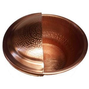 Bol de manucure élégant en cuivre de haute qualité 100% bol de manucure en cuivre véritable spa pour les pieds pour une utilisation en salon de beauté - Product Image 3