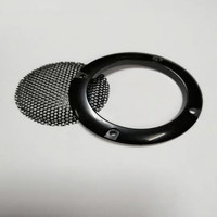 Usine vente chaude 2 pouces 3 pouces 4 pouces noir haut-parleur rond protection maille filet couverture Grille cercle haut-parleur accessoires