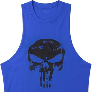 Gran oferta de camisetas sin mangas de algodón para hombre, camiseta de entrenamiento para gimnasio con logotipo personalizado, camiseta de culturismo muscular informal de verano al por mayor - Product Image 1