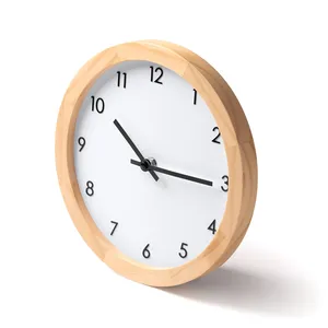 Orologio da Parete in Bambù Ivo Personalizzato, Regali Promozionali Aziendali - Product Image 1