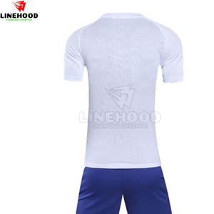 Maillot de football personnalisé couleur tendance, qualité supérieure, 100 % polyester, respirant, anti-transpiration, séchage rapide, unisexe, adulte - Product Image 5