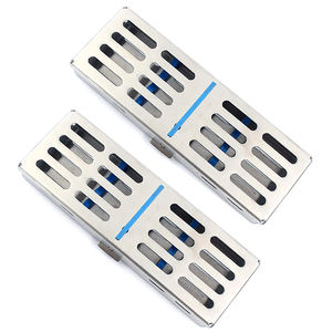 Bandeja de casete de esterilización de instrumentos dentales con logotipo personalizado para 15 instrumentos Casetes de esterilización dental Instrumentos dentales - Product Image 3