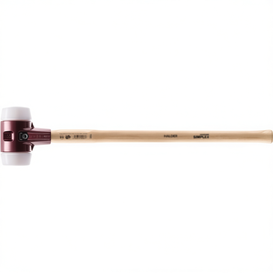 Marteau à percussion Superplastik White Hickory avec tête SIMPLEX 125 mm, dureté moyenne, longueur 1040 mm, HALDER - Product Image 3