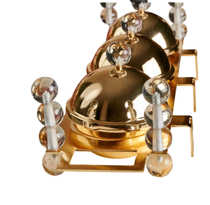 Juego de diseño de Oriente Medio de dos cuencos de dátiles con soporte Estilo elegante Chocolates árabes Frutas secas Juego de cuencos para servir de alta calidad - Product Image 3