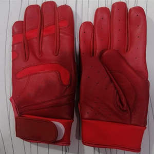 Gants de frappe de baseball en cuir pour hommes, entièrement enveloppants, avec logo personnalisé, pour baseball et softball, vente en gros - Product Image 4
