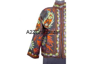 Chaqueta Bomber de Invierno para Mujer, Bordado Indio Suzani, Estampado Floral, 100% Algodón, Secado Rápido, Transpirable, Ecológica, Regalo - Product Image 2